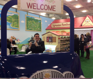 Here’s Simon Riggs, EPOCH’s Visual Display Manager, showing the Best Stand Design Award