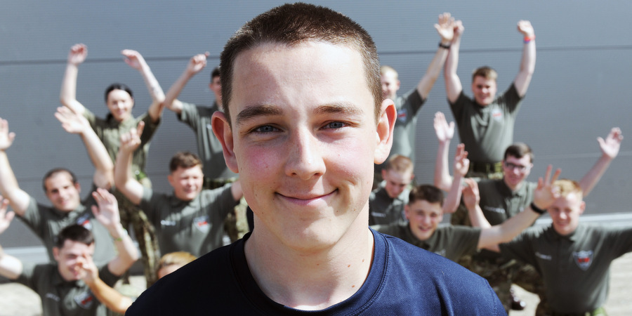 Teen carer sheds weight to pursue Army career