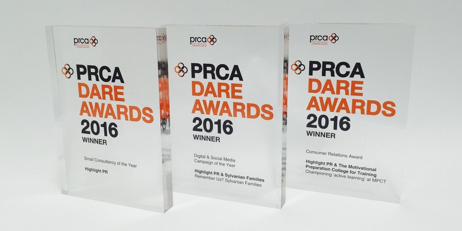 A hat-trick of PRCA award wins for Highlight
