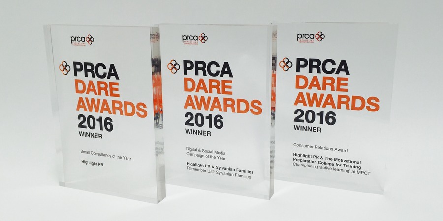 A hat-trick of PRCA award wins for Highlight