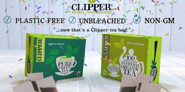 Clipper - Plastic free tea bags promo