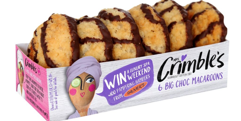 On Pack Promotion with Palmers - Mrs Crimble's 6 Big Choc Macaroons