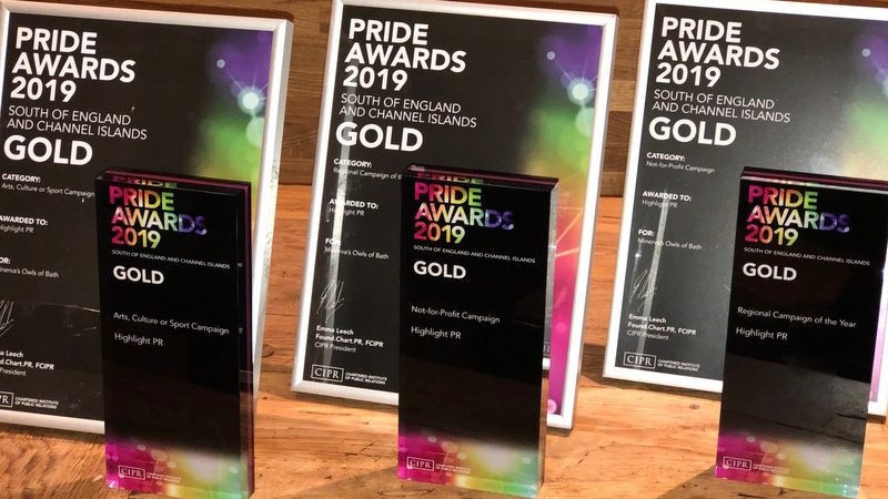 Three Golds for Highlight at CIPR PRide Awards