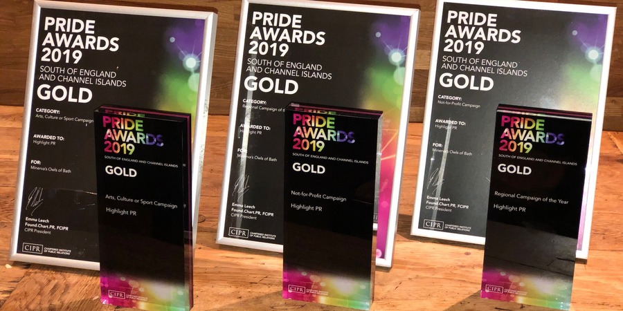 Three Golds for Highlight at CIPR PRide Awards